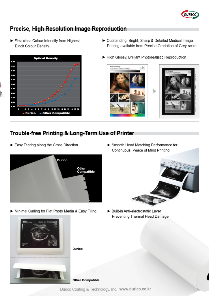 Ultrasound Paper Specifications & Layer Structure